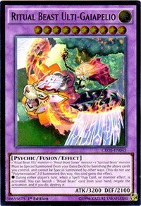 Ritual Beast Ulti-Gaiapelio (UTR) [CROS-EN045] Ultimate Rare | Exor Games New Glasgow