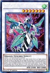 Clear Wing Synchro Dragon [CROS-EN046] Secret Rare | Exor Games New Glasgow