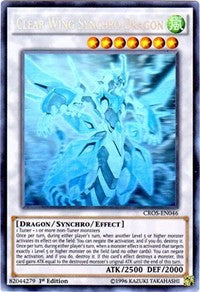 Clear Wing Synchro Dragon (Ghost Rare) [CROS-EN046] Ghost Rare | Exor Games New Glasgow