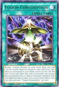 Fusion Conscription [CROS-EN053] Rare | Exor Games New Glasgow