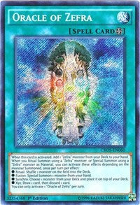 Oracle of Zefra [CROS-EN060] Secret Rare | Exor Games New Glasgow