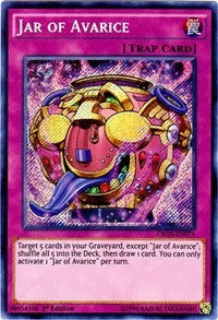 Jar of Avarice [CROS-EN074] Secret Rare | Exor Games New Glasgow