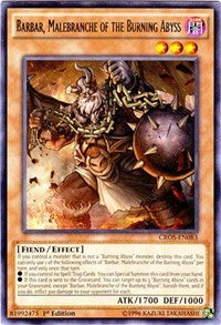 Barbar, Malebranche of the Burning Abyss [CROS-EN083] Rare | Exor Games New Glasgow