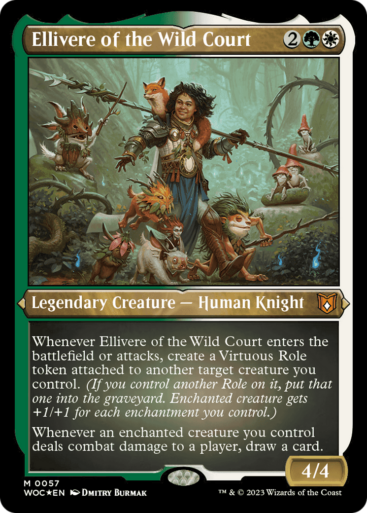 Ellivere of the Wild Court (Display Commander) [Wilds of Eldraine Commander] | Exor Games New Glasgow