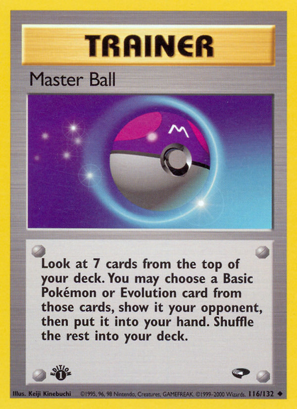 Master Ball (116/132) [Gym Challenge 1st Edition] | Exor Games New Glasgow