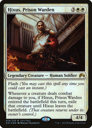 Hixus, Prison Warden [Magic Origins Promos] | Exor Games New Glasgow