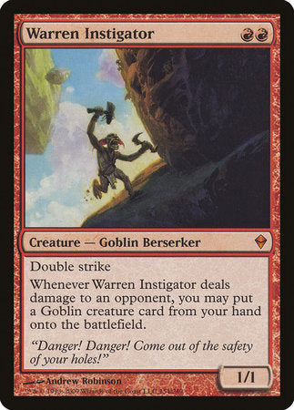 Warren Instigator [Zendikar] | Exor Games New Glasgow