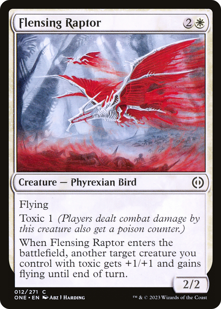 Flensing Raptor [Phyrexia: All Will Be One] | Exor Games New Glasgow