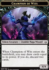 Champion of Wits // Insect Double-sided Token [Hour of Devastation Tokens] | Exor Games New Glasgow