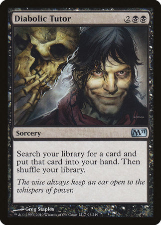 Diabolic Tutor [Magic 2011] | Exor Games New Glasgow