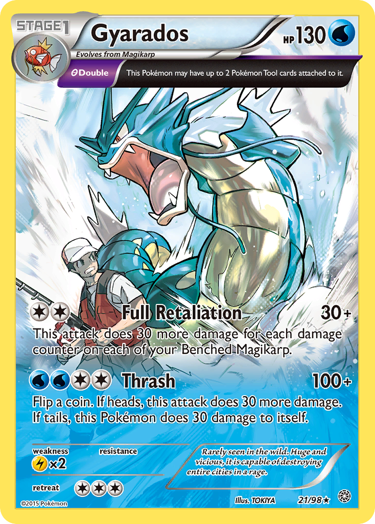 Gyarados (21/98) [XY: Ancient Origins] | Exor Games New Glasgow