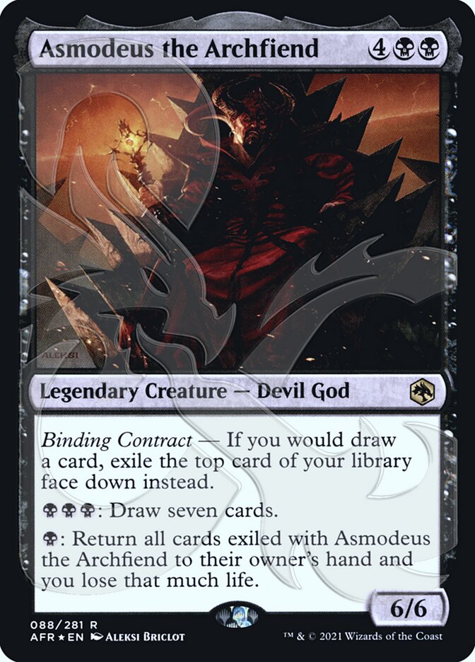 Asmodeus the Archfiend (Ampersand Promo) [Dungeons & Dragons: Adventures in the Forgotten Realms Promos] | Exor Games New Glasgow