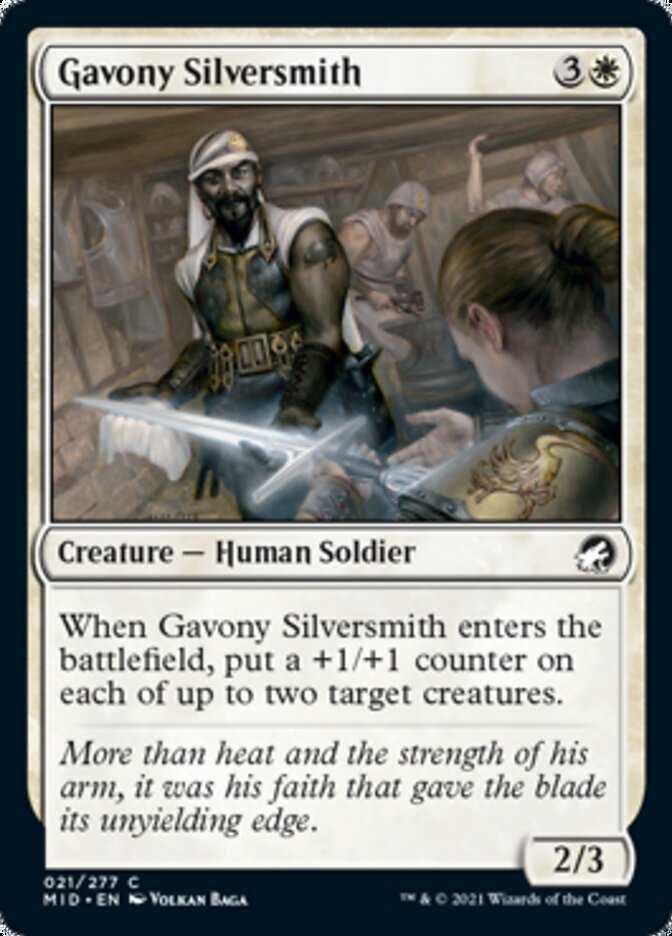 Gavony Silversmith [Innistrad: Midnight Hunt] | Exor Games New Glasgow