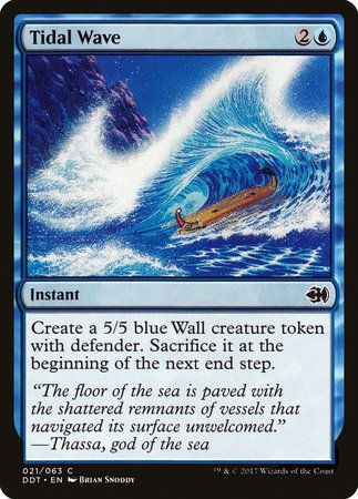 Tidal Wave [Duel Decks: Merfolk vs. Goblins] | Exor Games New Glasgow