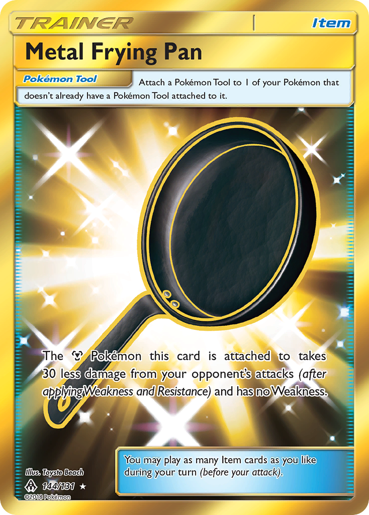 Metal Frying Pan (144/131) [Sun & Moon: Forbidden Light] | Exor Games New Glasgow