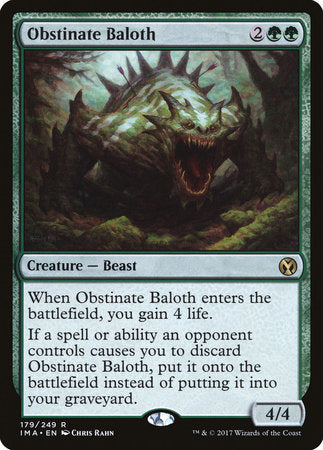 Obstinate Baloth [Iconic Masters] | Exor Games New Glasgow
