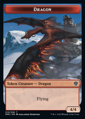 Soldier // Dragon Double-sided Token [Dominaria United Tokens] | Exor Games New Glasgow