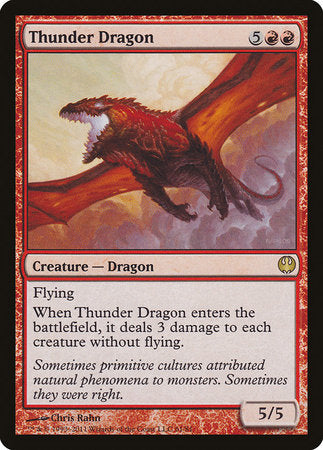 Thunder Dragon [Duel Decks: Knights vs. Dragons] | Exor Games New Glasgow