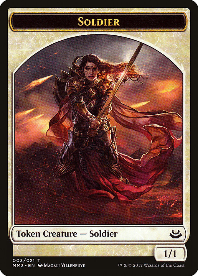 Soldier (003/021) [Modern Masters 2017 Tokens] | Exor Games New Glasgow