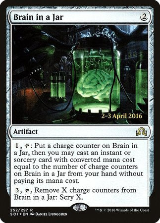 Brain in a Jar [Shadows over Innistrad Promos] | Exor Games New Glasgow