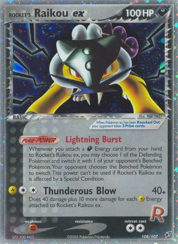 Rocket's Raikou ex (108/107) [EX: Deoxys] | Exor Games New Glasgow