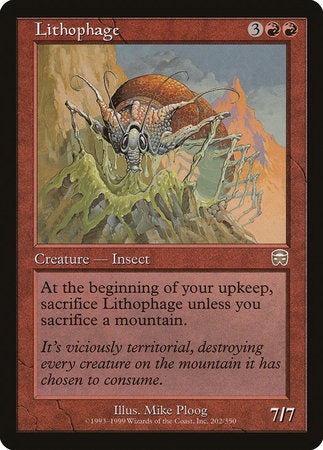 Lithophage [Mercadian Masques] | Exor Games New Glasgow