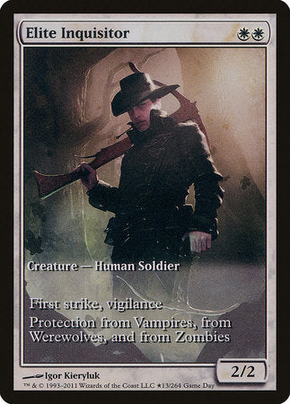 Elite Inquisitor [Innistrad Promos] | Exor Games New Glasgow