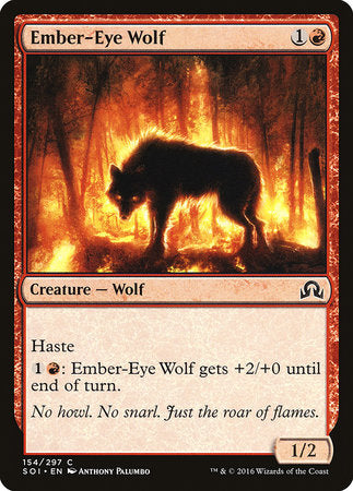 Ember-Eye Wolf [Shadows over Innistrad] | Exor Games New Glasgow