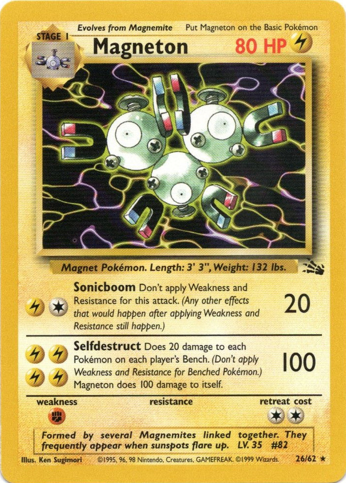 Magneton (26/62) [Fossil Unlimited] | Exor Games New Glasgow