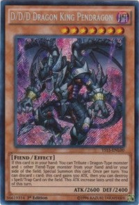 D/D/D Dragon King Pendragon [YS15-ENL00] Secret Rare | Exor Games New Glasgow