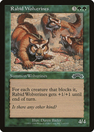 Rabid Wolverines [Exodus] | Exor Games New Glasgow