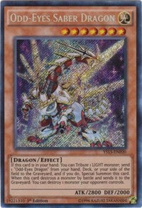 Odd-Eyes Saber Dragon [YS15-ENF00] Secret Rare | Exor Games New Glasgow