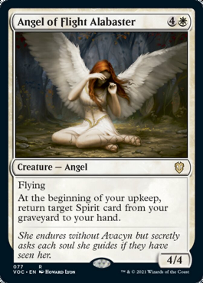 Angel of Flight Alabaster [Innistrad: Crimson Vow Commander] | Exor Games New Glasgow