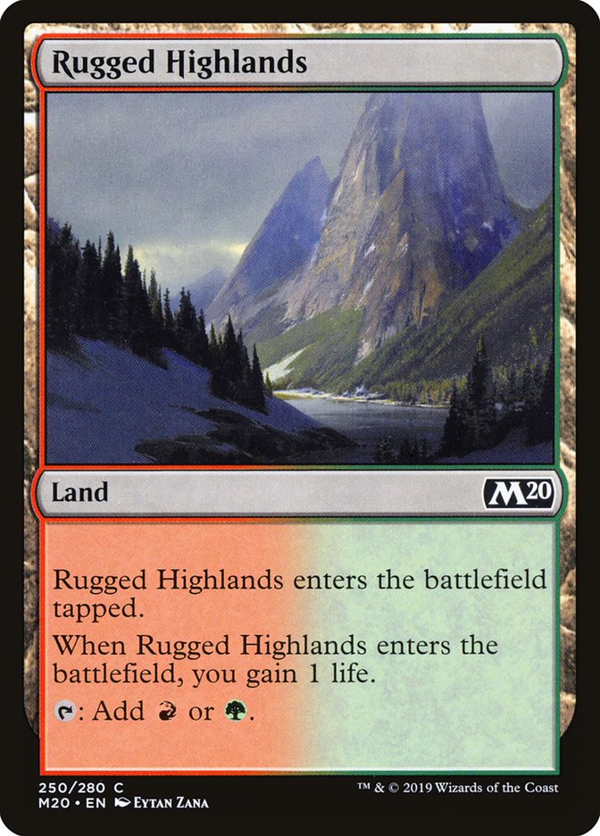 Rugged Highlands [Core Set 2020] | Exor Games New Glasgow