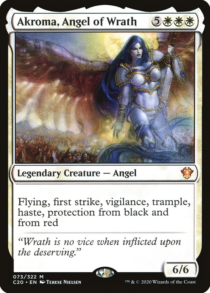 Akroma, Angel of Wrath [Commander 2020] | Exor Games New Glasgow