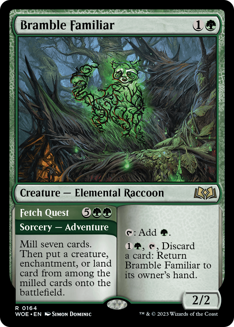 Bramble Familiar // Fetch Quest [Wilds of Eldraine] | Exor Games New Glasgow