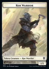 Kor Warrior // Wizard Double-sided Token [Commander Legends: Battle for Baldur's Gate Tokens] | Exor Games New Glasgow