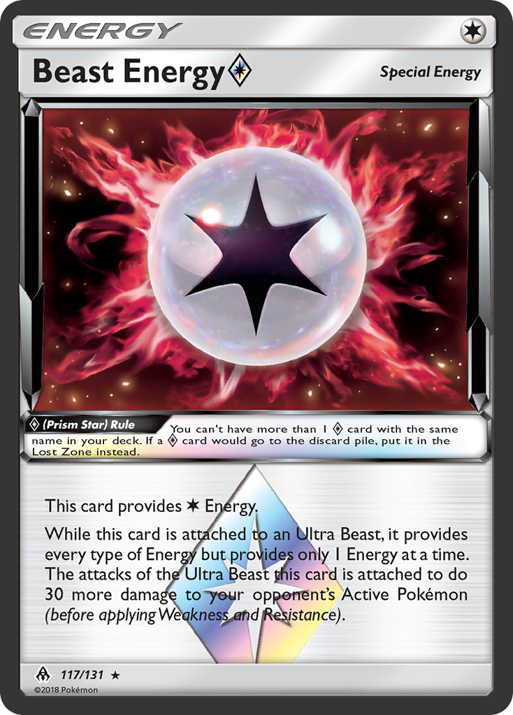 Beast Energy (117/131) (Prism Star) [Sun & Moon: Forbidden Light] | Exor Games New Glasgow