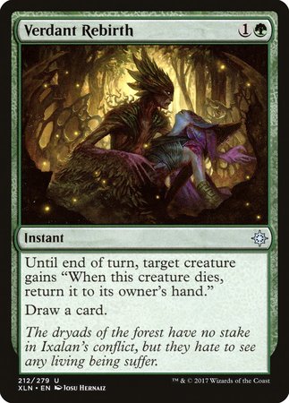 Verdant Rebirth [Ixalan] | Exor Games New Glasgow