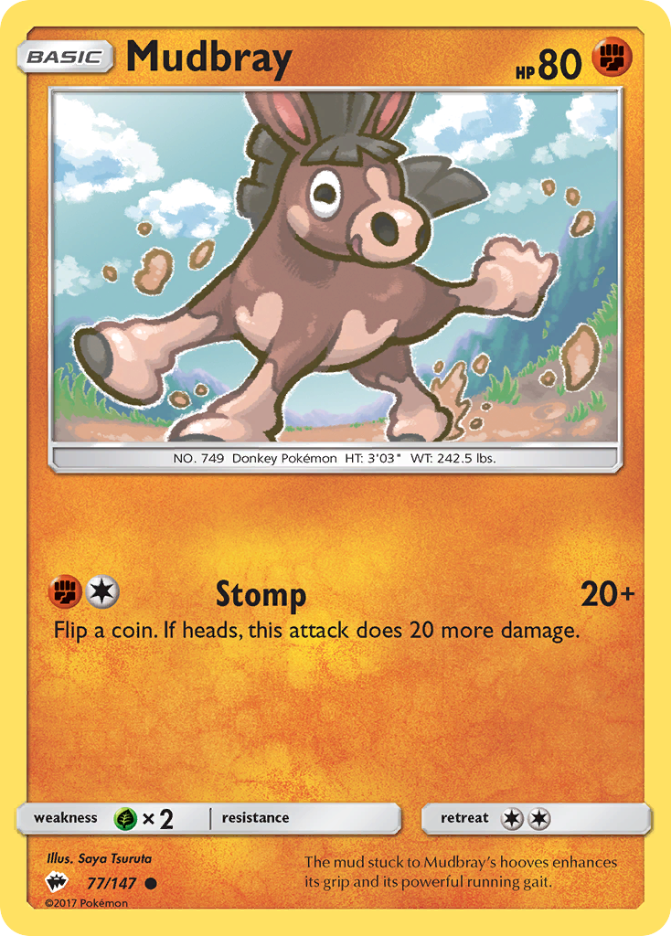 Mudbray (77/147) [Sun & Moon: Burning Shadows] | Exor Games New Glasgow