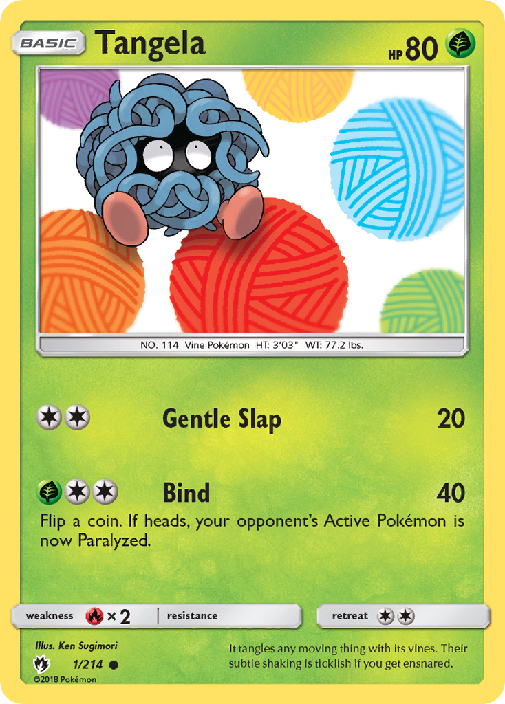 Tangela (1/214) [Sun & Moon: Lost Thunder] | Exor Games New Glasgow