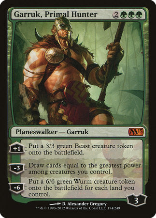 Garruk, Primal Hunter [Magic 2013] | Exor Games New Glasgow