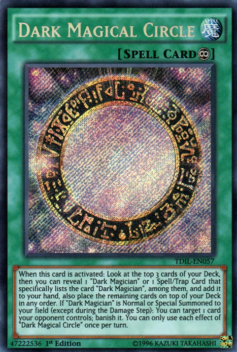 Dark Magical Circle [TDIL-EN057] Secret Rare | Exor Games New Glasgow