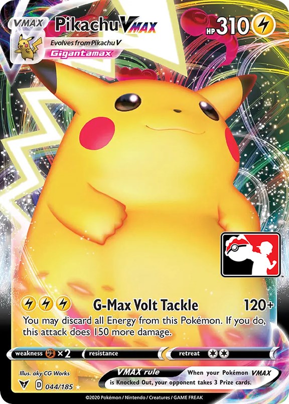 Pikachu VMAX (044/185) [Prize Pack Series One] | Exor Games New Glasgow