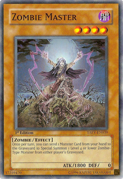 Zombie Master [TAEV-EN039] Super Rare | Exor Games New Glasgow