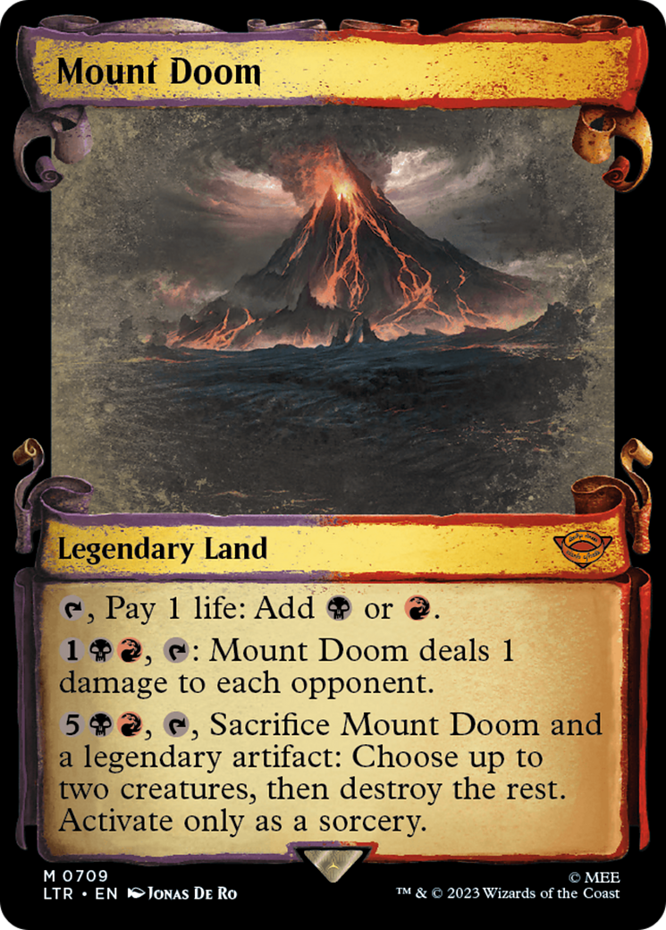 Mount Doom [The Lord of the Rings: Tales of Middle-Earth Showcase Scrolls] | Exor Games New Glasgow