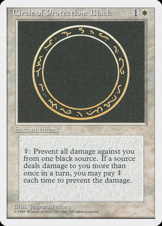 Circle of Protection: Black [Fourth Edition] | Exor Games New Glasgow