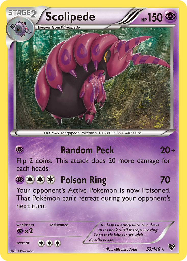 Scolipede (53/146) [XY: Base Set] | Exor Games New Glasgow