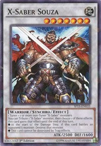 X-Saber Souza [SP15-EN033] Shatterfoil Rare | Exor Games New Glasgow