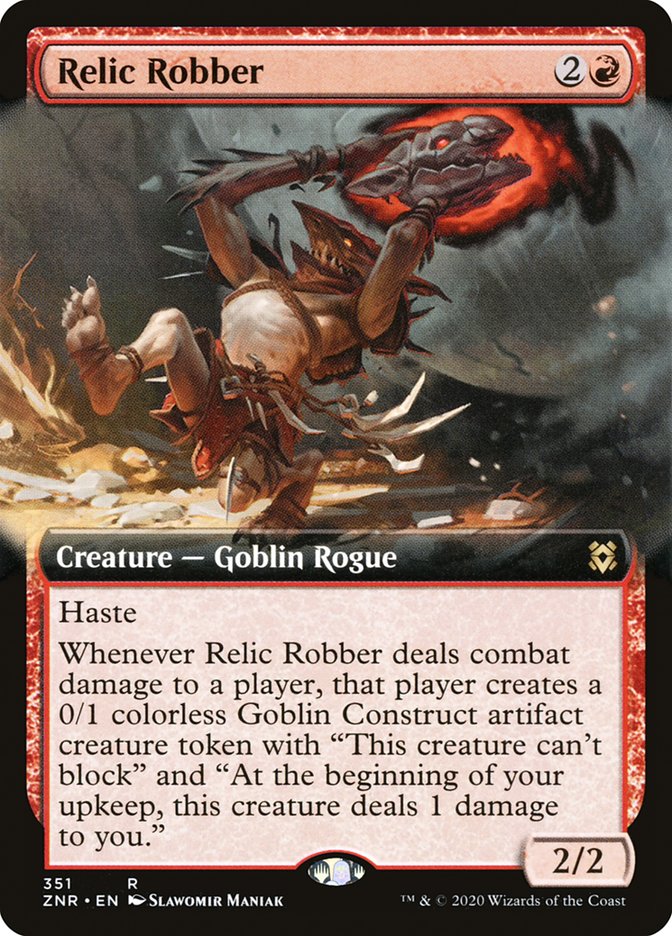 Relic Robber (Extended Art) [Zendikar Rising] | Exor Games New Glasgow